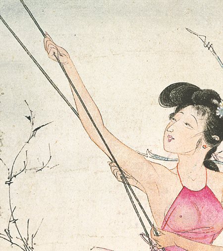 辽阳-胡也佛的仕女画和最知名的金瓶梅秘戏图